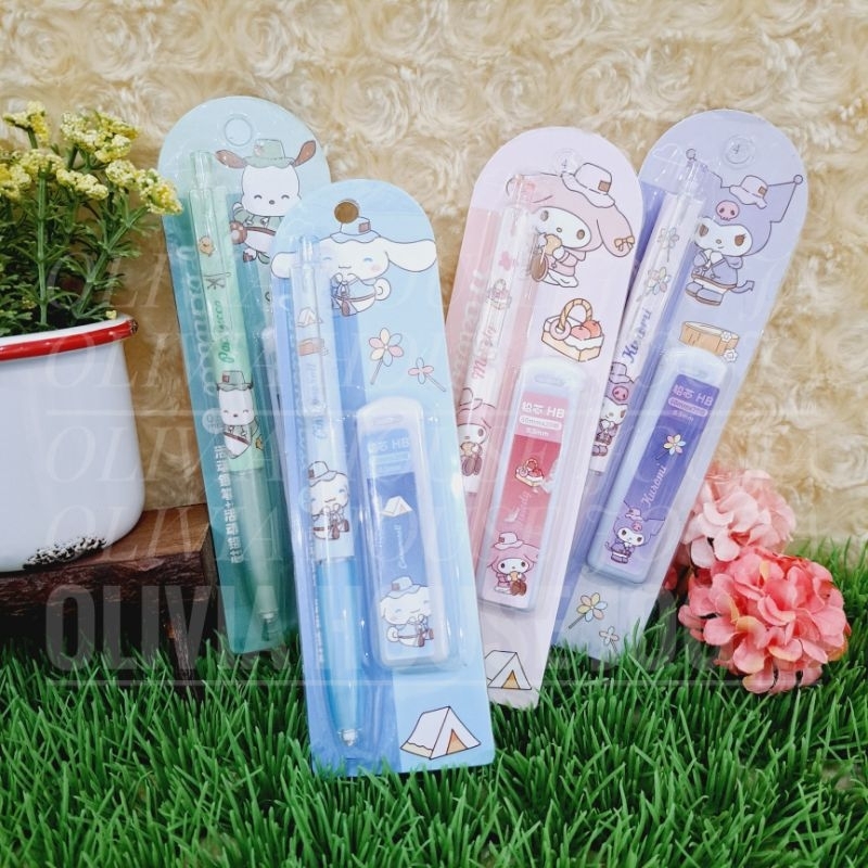 

Pensil Mekanik Refill My Melody Kuromi Cinnamoroll Pochacco Pencil Set Refill My Melody Kuromi Cinnamoroll Pochacco
