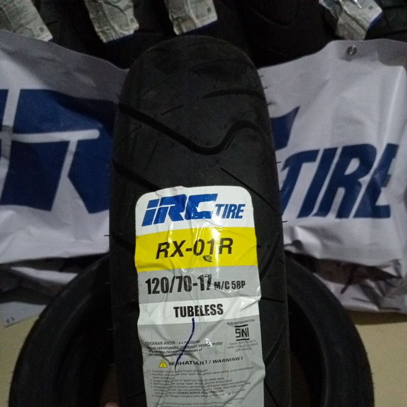 IRC 120/70-17 RX-01R RX 01R 01 R RX01 BAN LUAR IRC TUBELESS RING 17