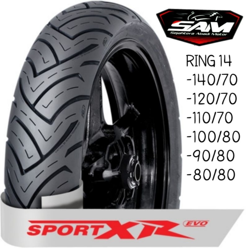 Ban Luar Tubeles Ring 14 || FDR SPORT XR EVO (140/70-14) . (120/70-14) . (110/80-14) . (100/80-14) .