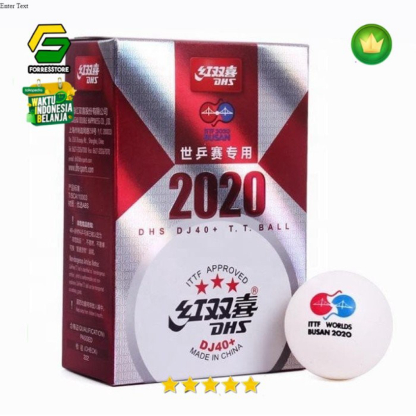 

Dijual BOLA PINGPONG New DJ40 for ITTF 2020 BUSAN WORLD 2020 TOKYO OLYMPIC Berkualitas