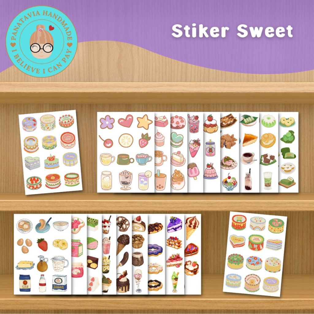 

Stiker Lucu ♡ Tema Sweet | Stiker Tahan Air | Stiker tahan Cuaca | Stiker estetik | Stiker Murah