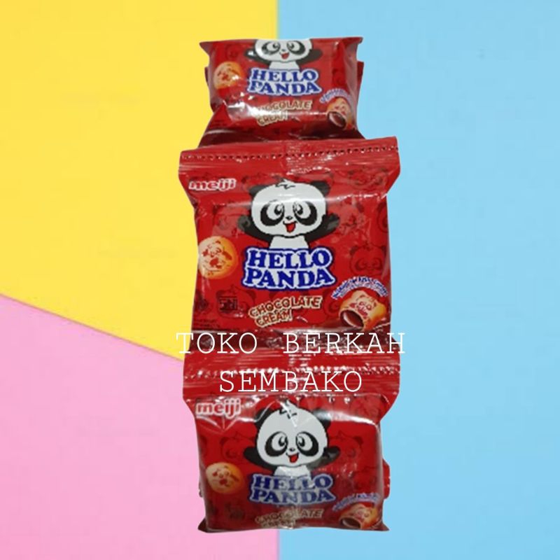 

( RENCENG ) Biskuit Hello Panda Chocolate Cream 8gr Isi 10PCS