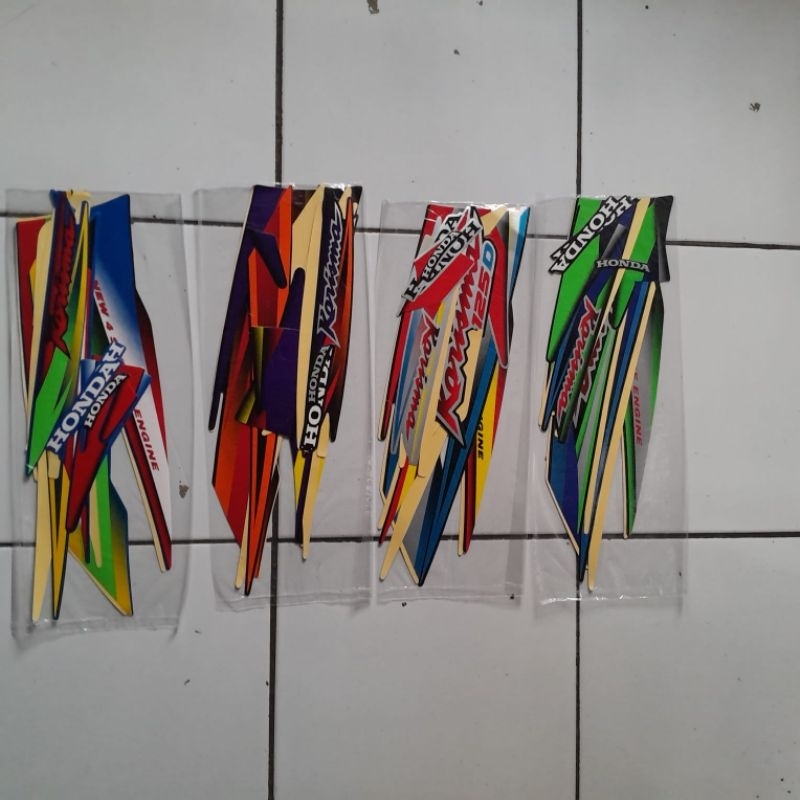 Bisa COD / Sticker karisma 2003 D / Striping ori Honda karisma D 2003 full boddy