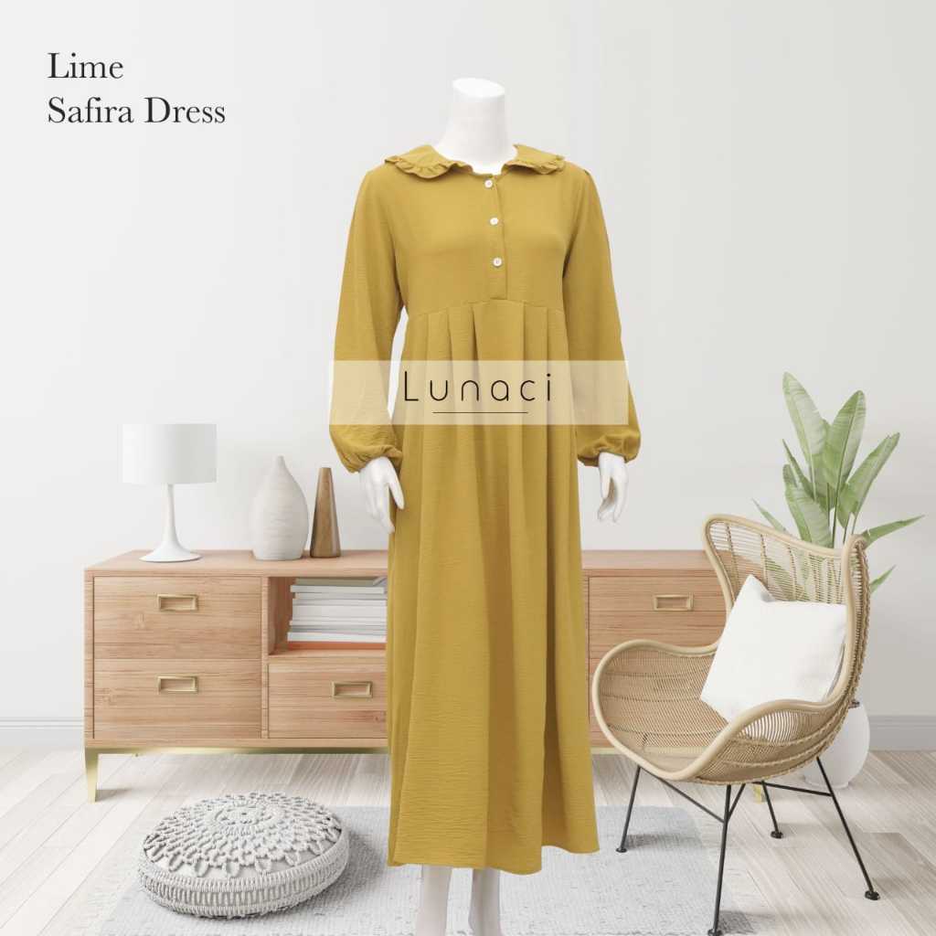 lunaci Gamis jumbo Premium LD 120cm XXL ditsy le khari