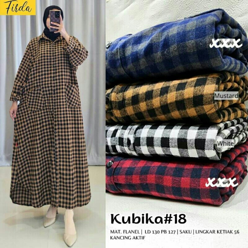 KUBIKA JUMBO / FLANEL JUMBO / DRESS JUMBO / LONG TUNIK JUMBO / BAJU JUMBO