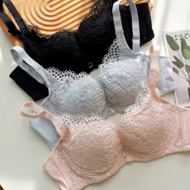 BRA (M36) BRA PENEKAN LEMAK BORDIR TANPA BUSA DAN BERKAWAT