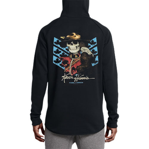 Jaket Hoodie Powell Peralta Skateboard Bahan Katun Fleece | Jaket Hoodie Jumper & Ritsleting | Bisa 