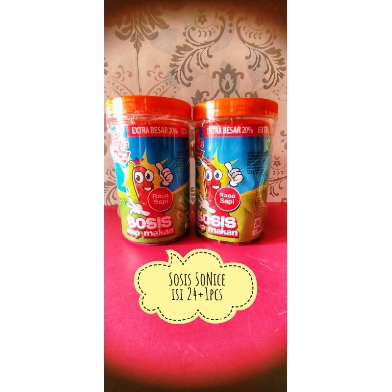 

Sosis So Nice isi 24+1 / sosis sonice sapi / sosis sapi / sosis sonais