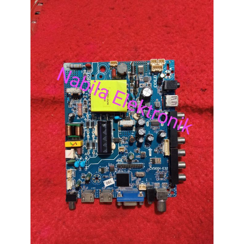 MESIN TV POLYTRON PLD32T1500E - MOTHERBOARD - MAINBOARD - MOBO MICOM TV POLYTRON PLD 32T1500E