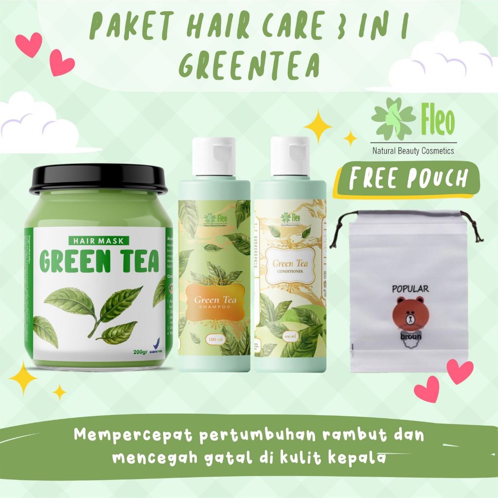 [BPOM] PAKET HAIR CARE 3IN1 FREE POUCH / HAMPERS HAIR MASK / HAMPERS HAIR CARE ISI 3 PCS-2