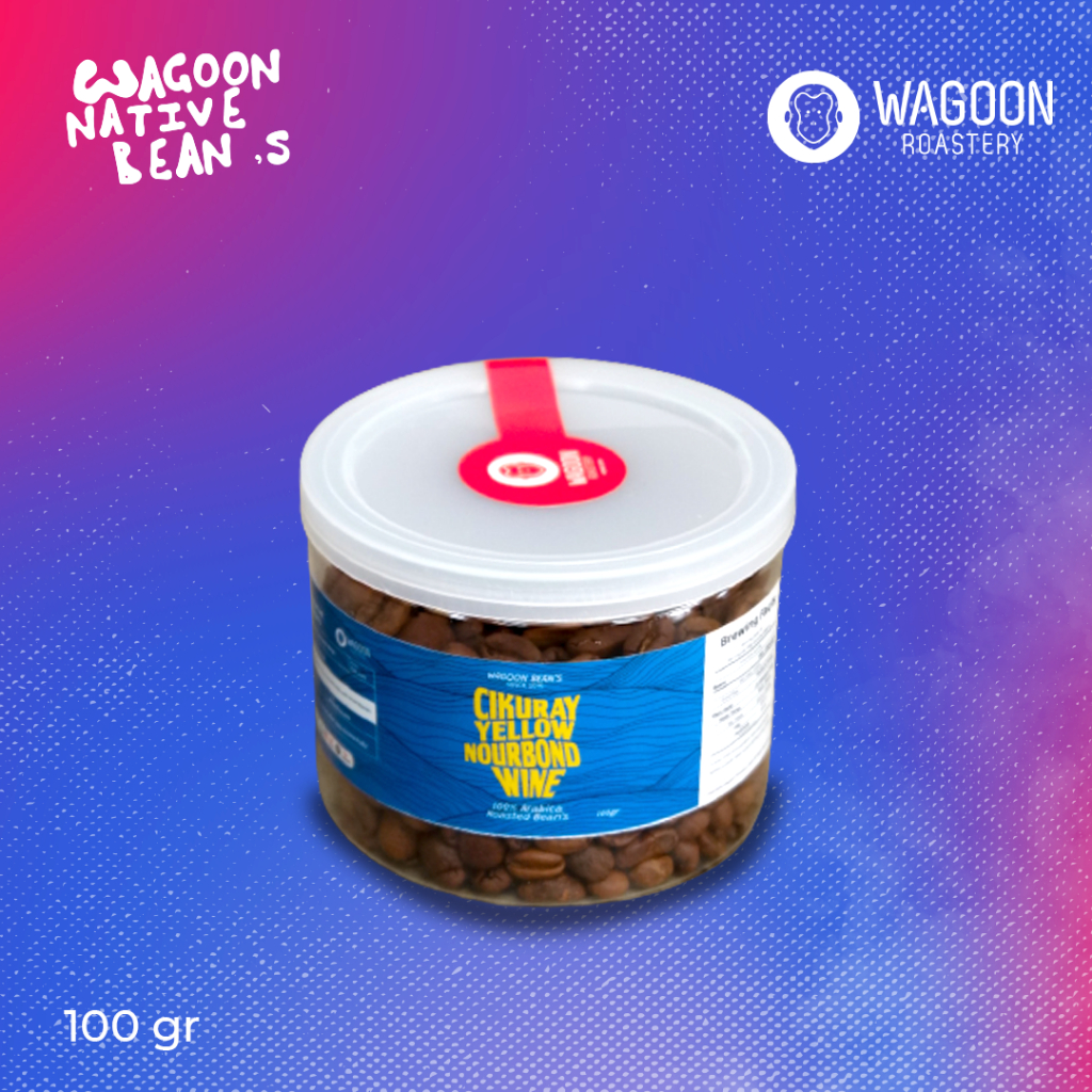 

Kopi Arabika Cikuray Yellow Nourbond Wine Arabica Roasted Coffee 100gr