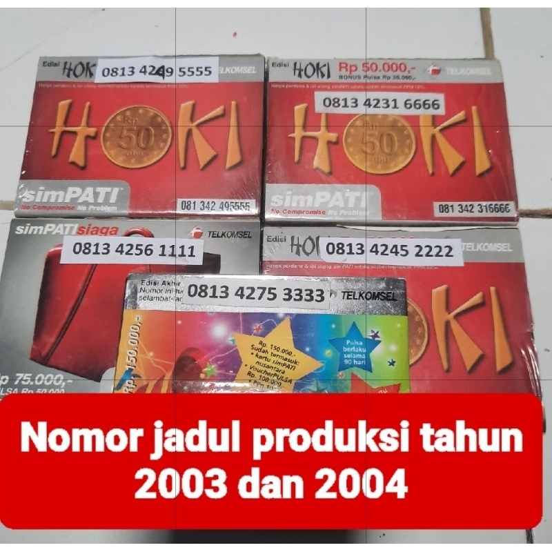 NOMOR CANTIK SIMPATI KWARTED 1111, 3333,5555,6666