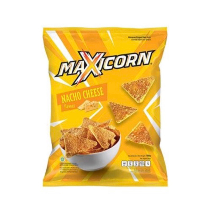 

Maxicorn Snack Corn Chips Nacho Cheese 140 gram