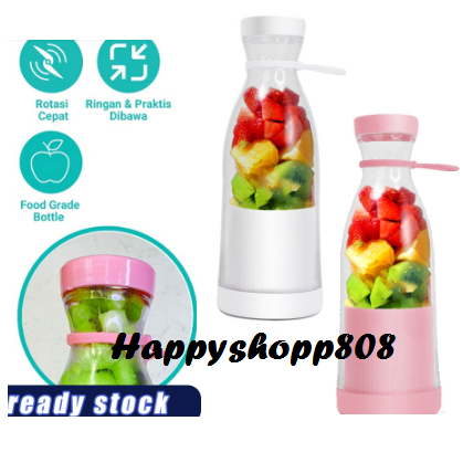 [ BLENDER JUS BUAH BOTOL ] Mini Juicer Blender Portable 6 Pisau Blender Kapsul Murah Blender Jus Bua