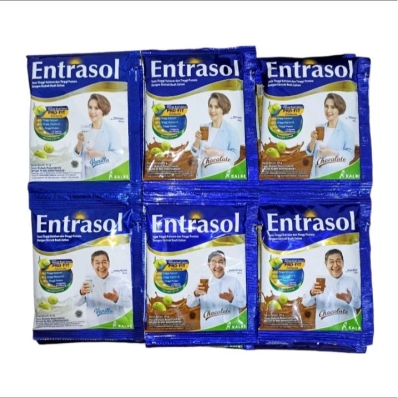 

Entrasol Renceng isi 10 Sachet/Susu Bubuk Tinggi Kalsium/Entrasol Tegal/