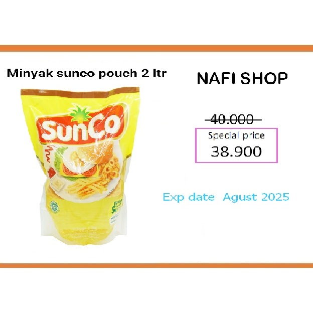 

Minyak Sunco POuch 2 Liter