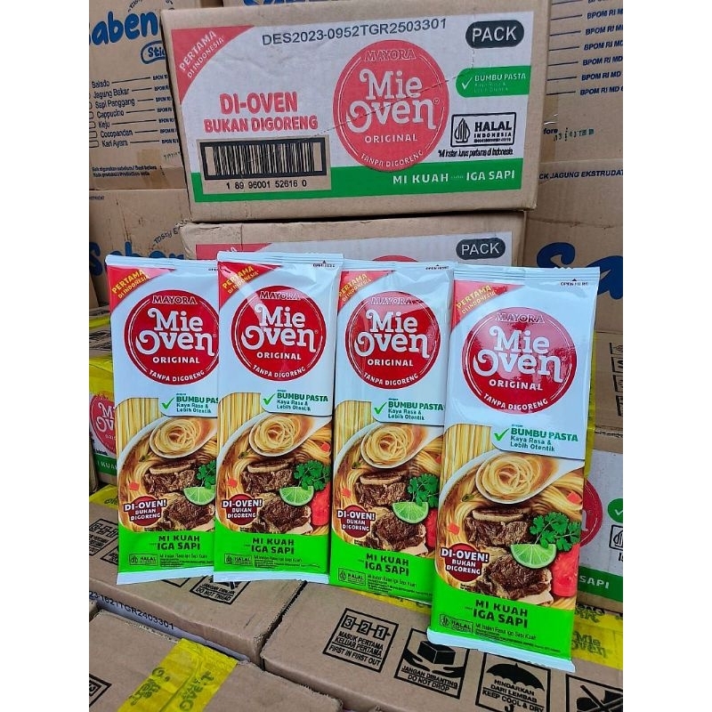 Mie Oven Mayora 1 Dus (24 pcs) bisa mix rasa exp juni-juli 2024