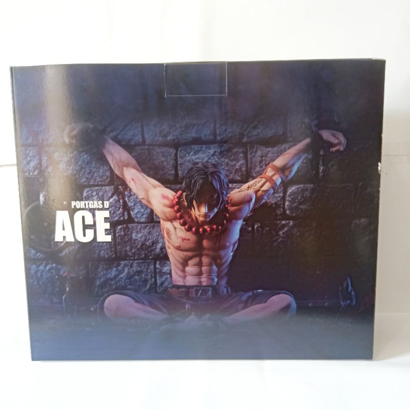 Mainan Action Figure One Piece Protgas D.Ace Whitebeard Pirates