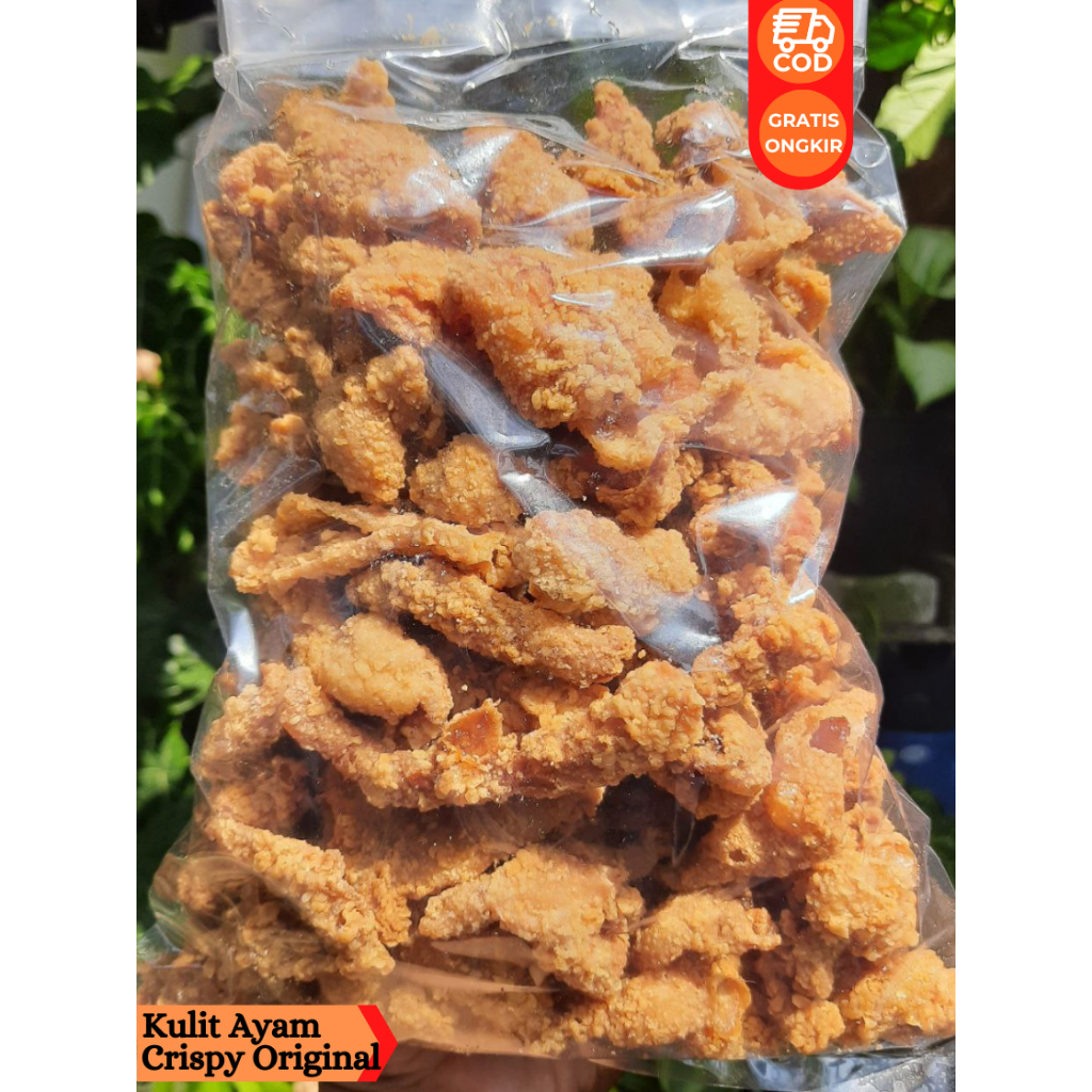 

KRIPIK KULIT AYAM CRISPY PEDAS DAUN JERUK 500gram