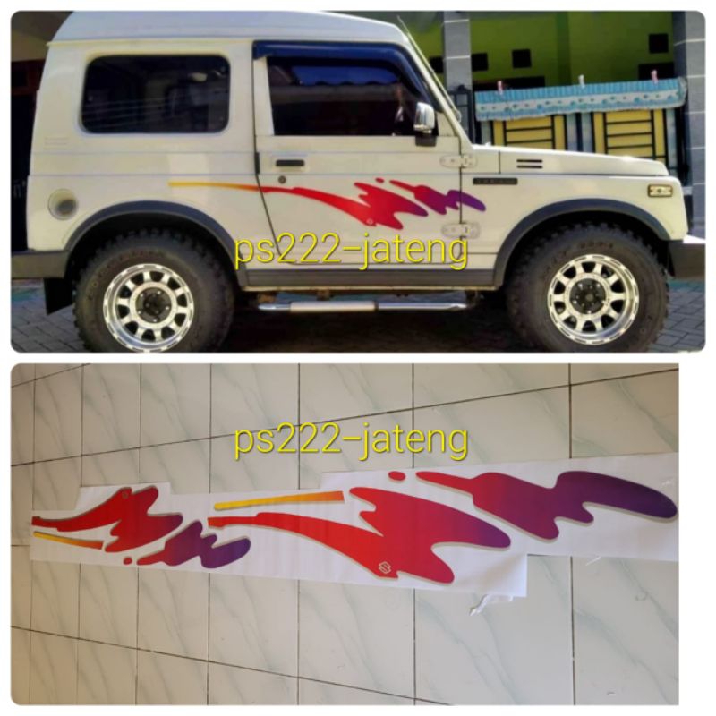 stiker sticker suzuki katana air 94 / stiker katana air / stiker jimny katana 94