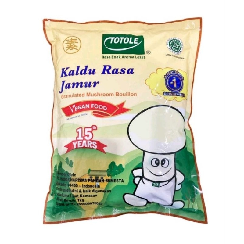 

Totole kaldu jamur/Kaldu rasa jamur/Totole rasa jamur/Totole Jamur 1kg