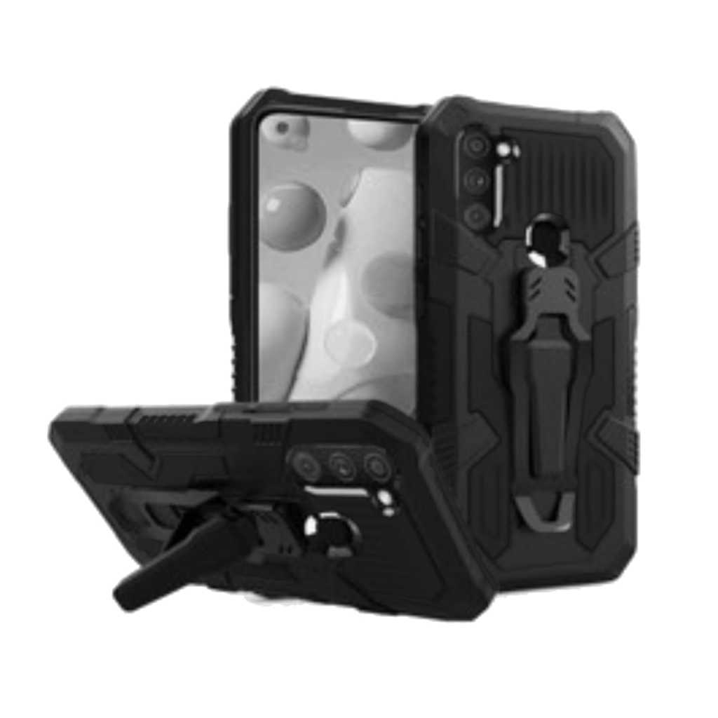 Casing HP Untuk SAMSUNG GALAXY A11 / M11 Soft Case Belt Clip Hard Case Robot Armor I Crystal