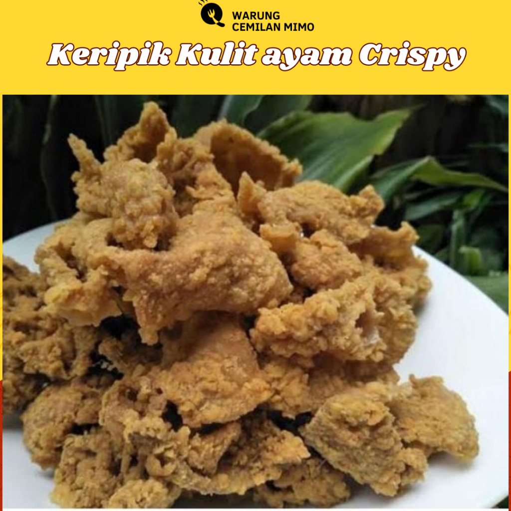 

Kulit Ayam Crispy Original Pedas Daun Jeruk / Kripik Kulit Murah