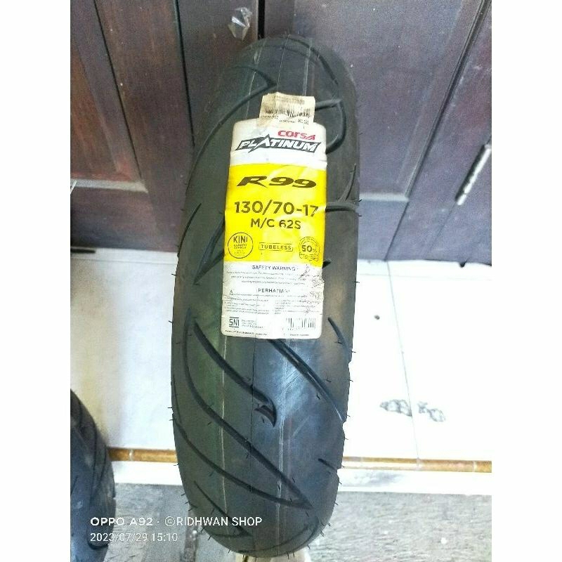 Ban tubless 130/70 17 kingland jaguar/Corsa