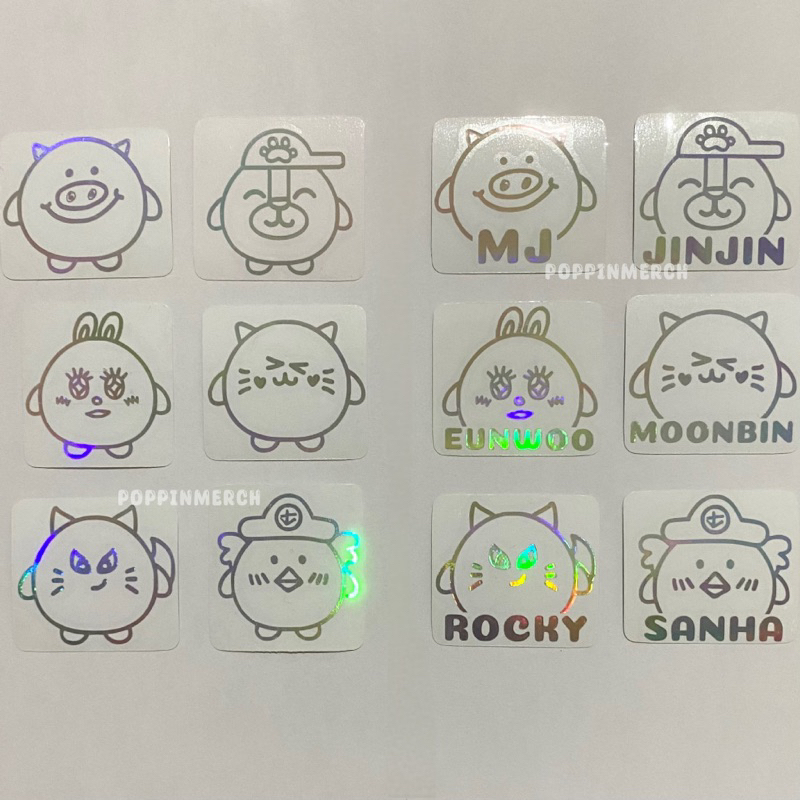 ASTRO - ROROHA Hologram Sticker | Deco Lightstick / Robong