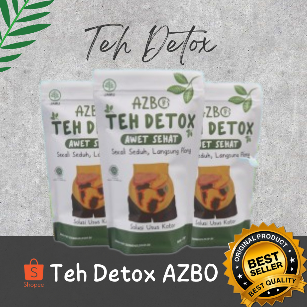 Teh Detox AZBO | Teh Pencuci Usus | Teh Diet & Pelangsing