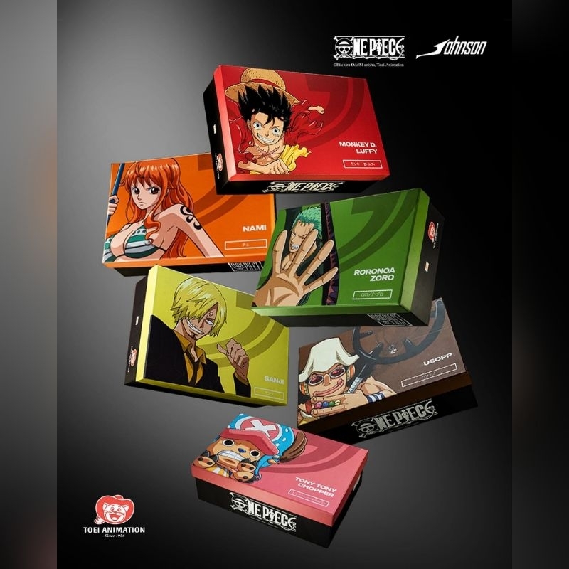 Sepatu JOHNSON X ONE PIECE NAKAMA ORIGINAL | Johnson x OnePiece | Johnson One Piece | Johnson Luffy 