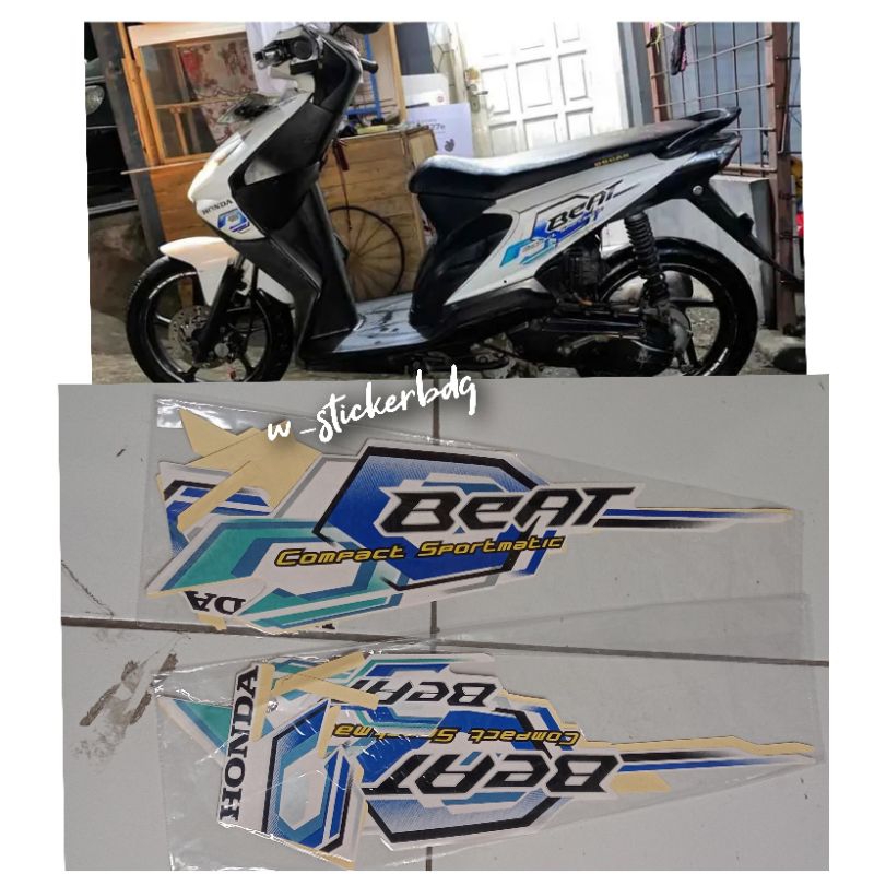 Striping Lis Honda Beat Karbu 2008 Putih