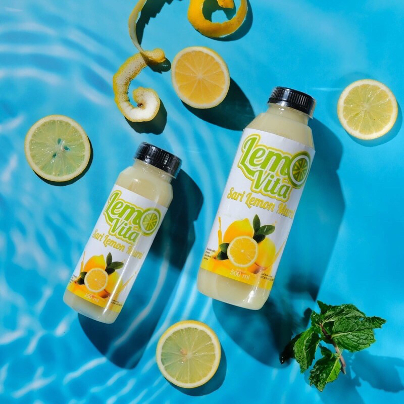 

[BPOM] FRESH SARI LEMON LEMOVITA JUS MURNI 100% TANPA PENGAWET LEMOVITA 500ML