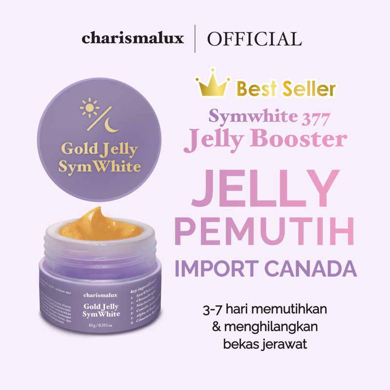 SYMWHITE 377 GOLD JELLY - Cream Pemutih Wajah - Cream Malam Pemutih - Cream Pagi Pemutih