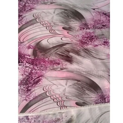 Kain Rayon Motif Abstrak