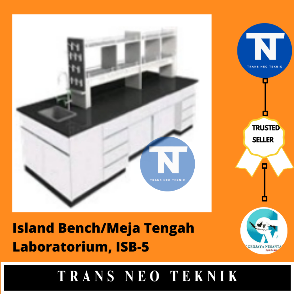 Island Bench/Meja Tengah Laboratorium, ISB-5 Granite Stone