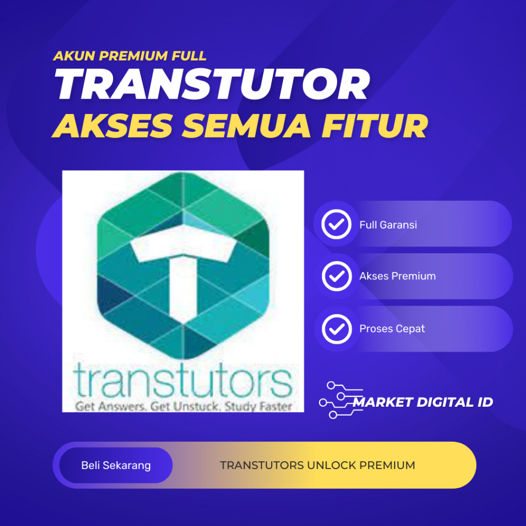 TRANSTUTORS UNLOCK PREMIUM | UNBLUR TRANSTUTOR | JASA DOWNLOAD TRANSTUTOR akses premium private akun