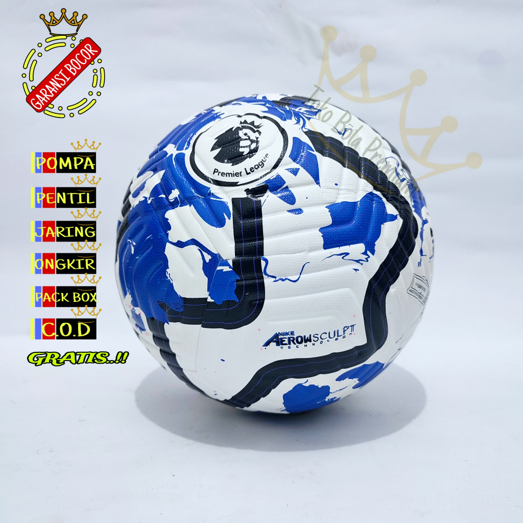 Bola Sepak Liga Inggris size 5 Nike Jahit Import Training Match