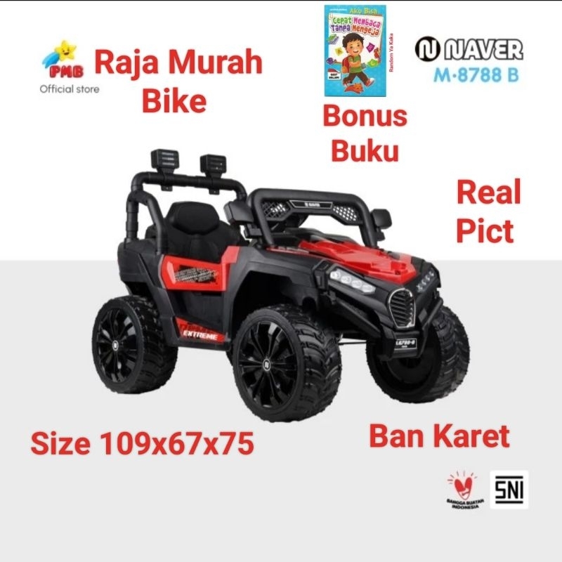 Mobilan Aki Utx M-8788B Ban Karet Eva Mobil Aki Utx PMB 8788 Mobil Aki Jeep Utx Ban Karet