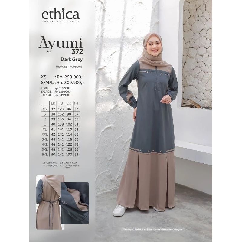 Ethica Ayumi 372 Dark Grey M