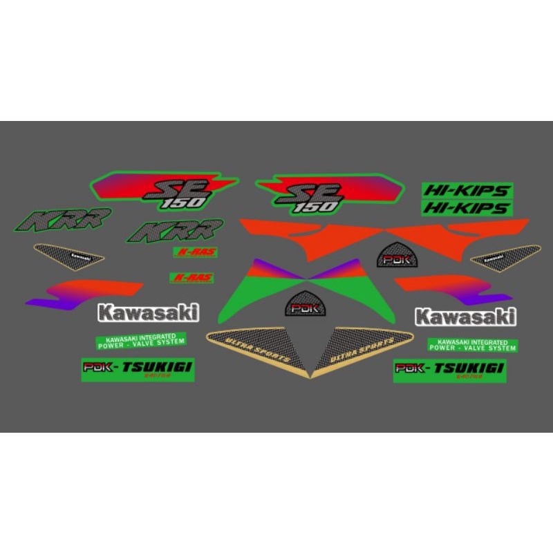 STRIPING TRANSPARAN NINJA KRR SE 150 NEW CONCEPT