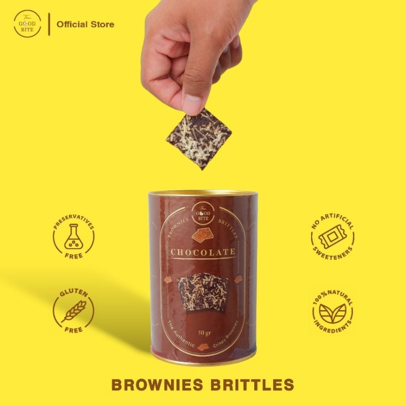 

THE GOOD BITE - Brownies Crispy Brittle Chocolate Cookies Gluten Free