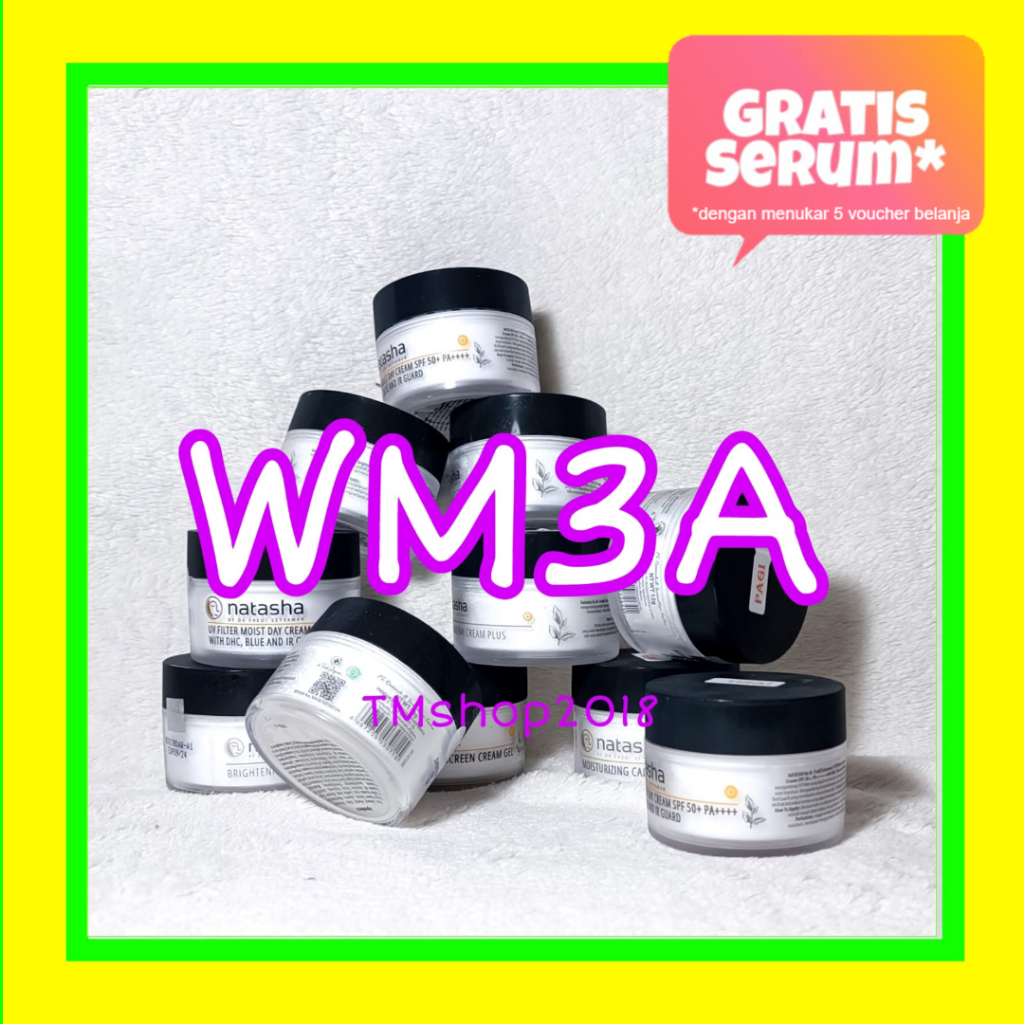 Krim Malam Natasha WM3A Whitening Night Cream 10 gram dr Fredi Setyawan Original Skincare Asli Ori K