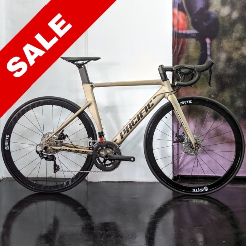 Sepeda Balap Pacific Magenta 700C Alloy, Shimano 105 2x11 speed