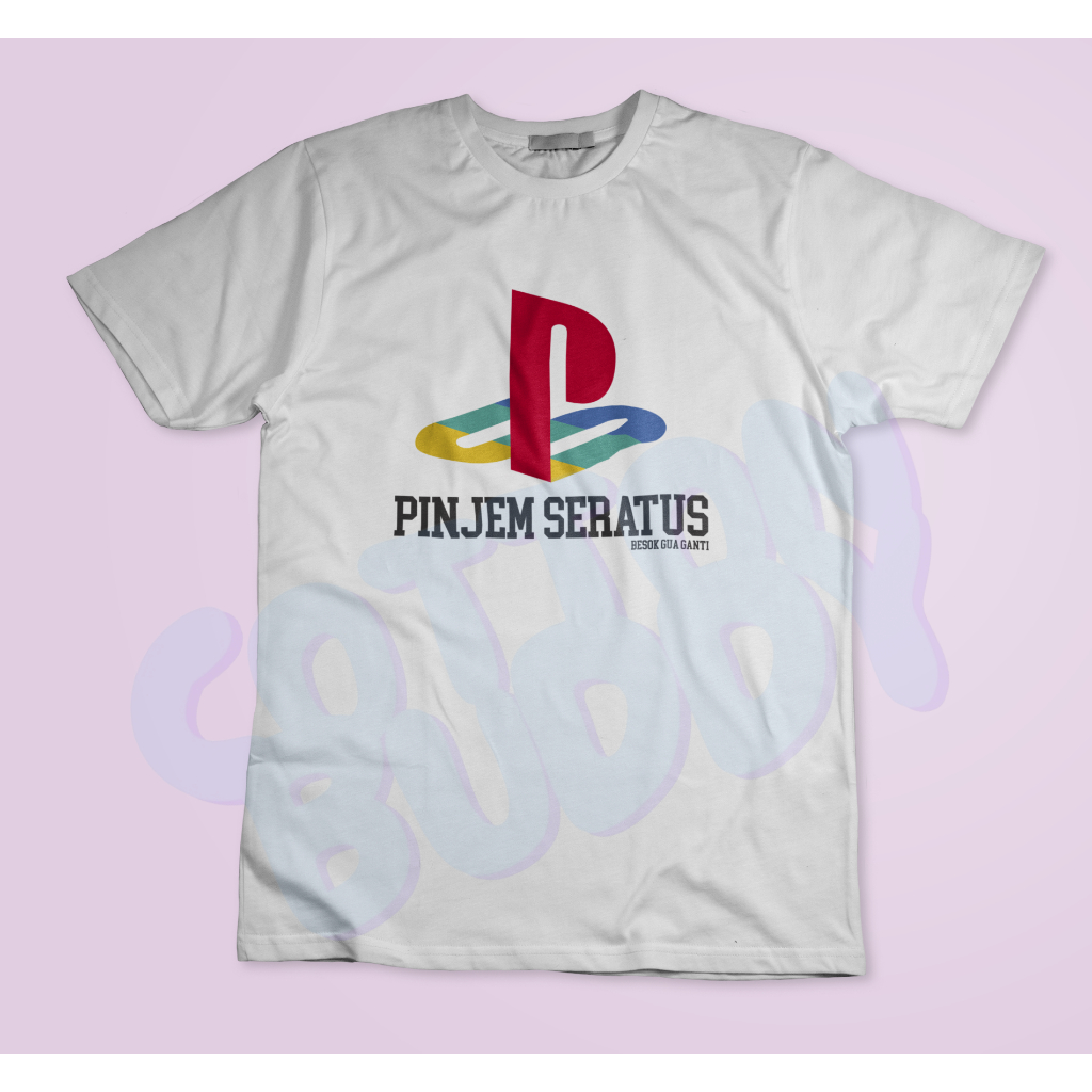 BAJU KAOS DISTRO PINJAM DULU SERATUS | TSHIRT PINJAM DULU SERATUS -  CB