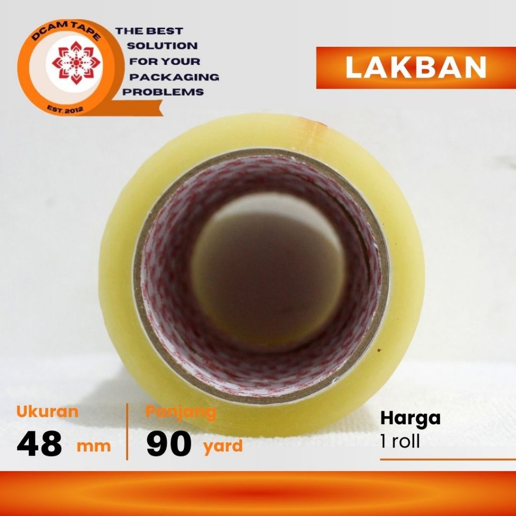

Lakban Bening Coklat 90 Yard 2 inch Termurah