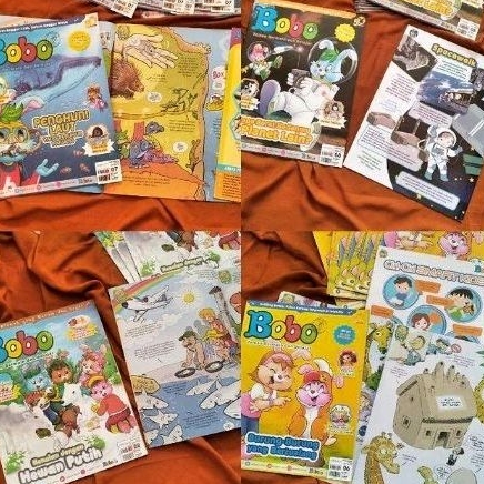 Majalah Bobo Edisi Bundling 5 Buku Judul Sesuai Foto, edisi lama kondisi baru