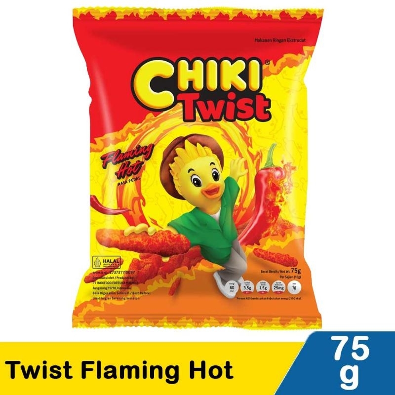 

Chiki Snack Twist Flaming Hot 75G