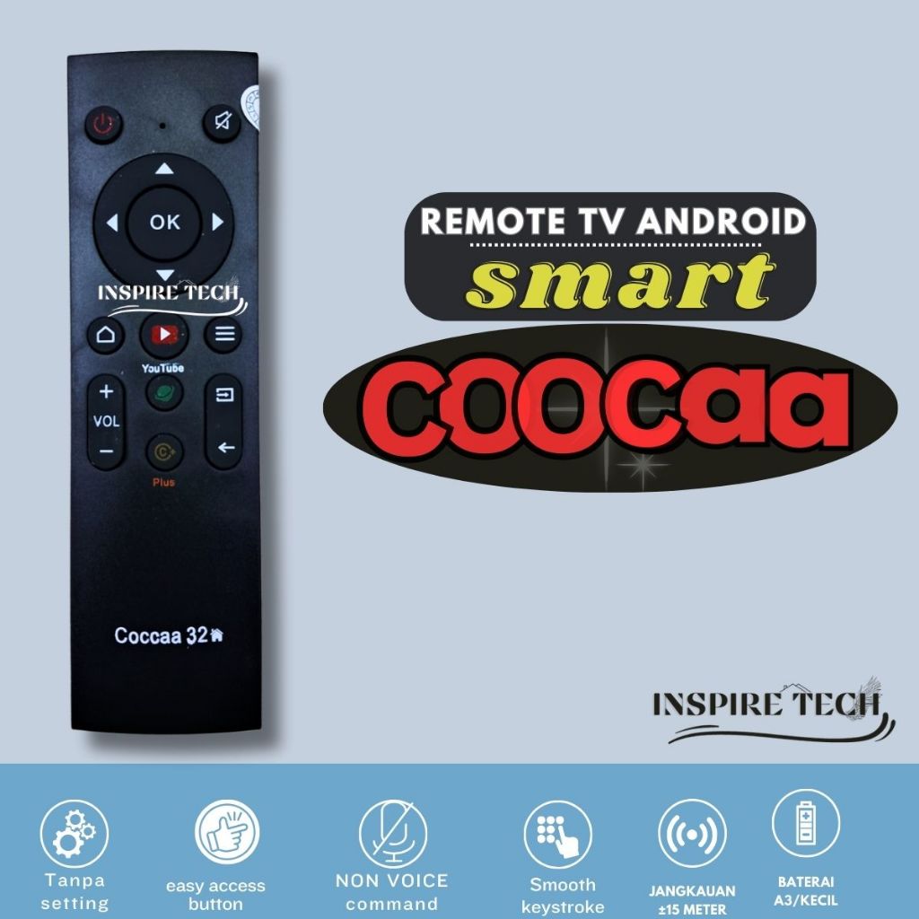 Remot Remote TV Coocaa Led Android Smart TV Digital Coocaa 32