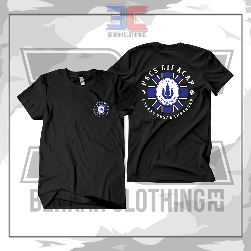 Kaos T-Shirt SUPORTER PSCS CILACAP Laskar Nusakambangan